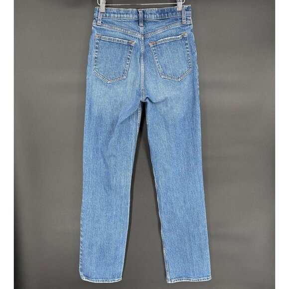 Abercrombie & Fitch Women's The 90's Straight Ultra High Rise Jeans 27 Med Wash - Picture 2 of 13